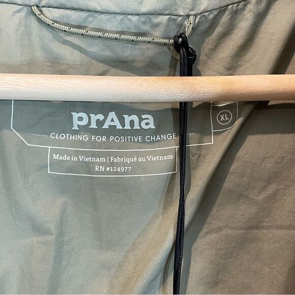 Prana Vest Puffer Contrast 2 Tone Insulated Snap Outdoor Hellebore XL - Picture 6 of 13